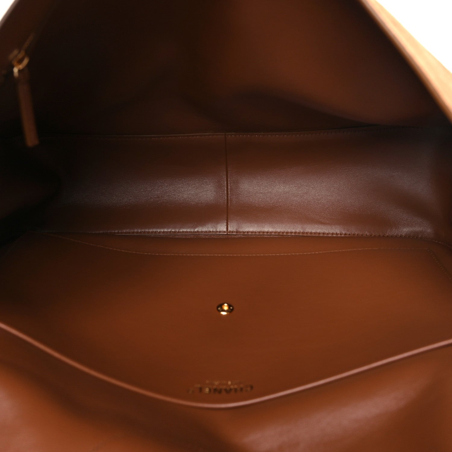 Suede Calfskin Souplissimo Maxi Flap Camel