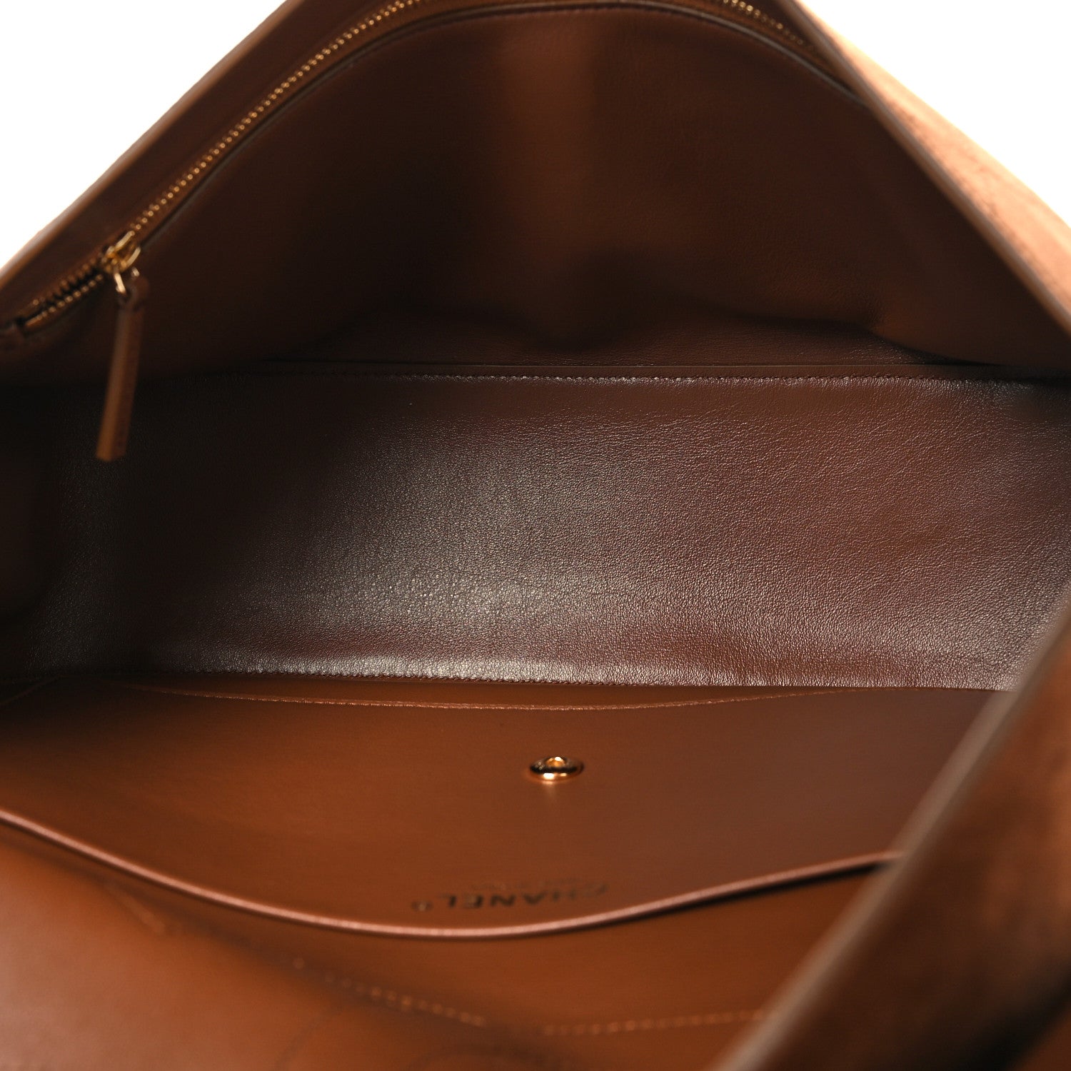 Suede Calfskin Small Souplissimo Maxi Flap Camel